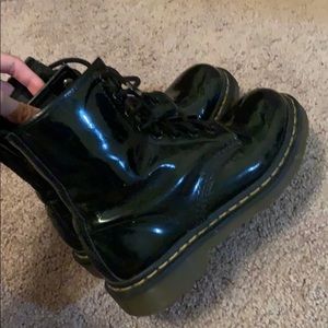 Shiny / glossy doc martens